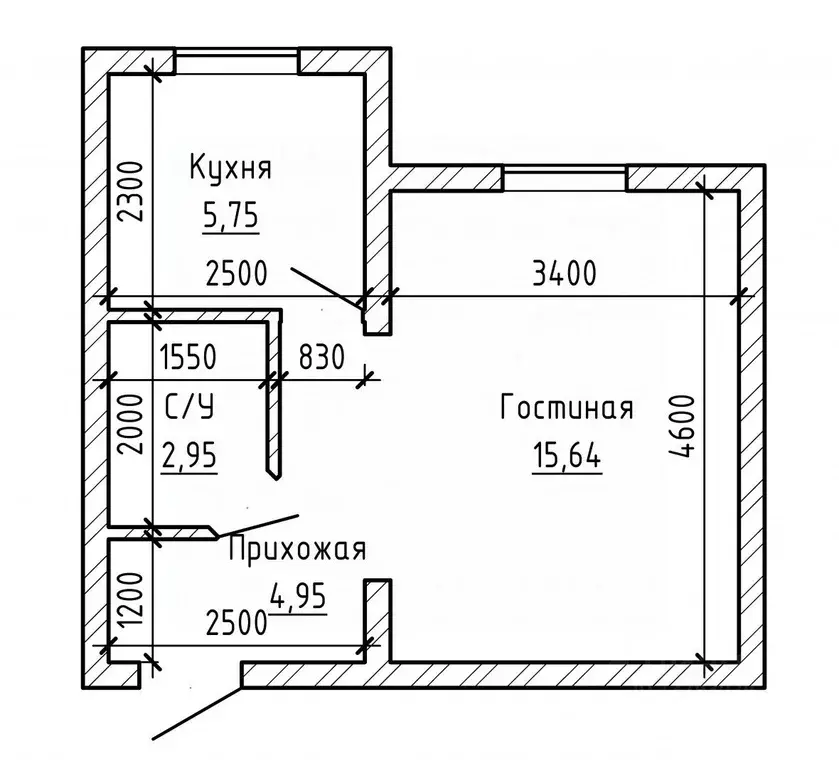 1-к кв. Кабардино-Балкария, Нальчик ул. Ватутина (30.0 м) - Фото 2