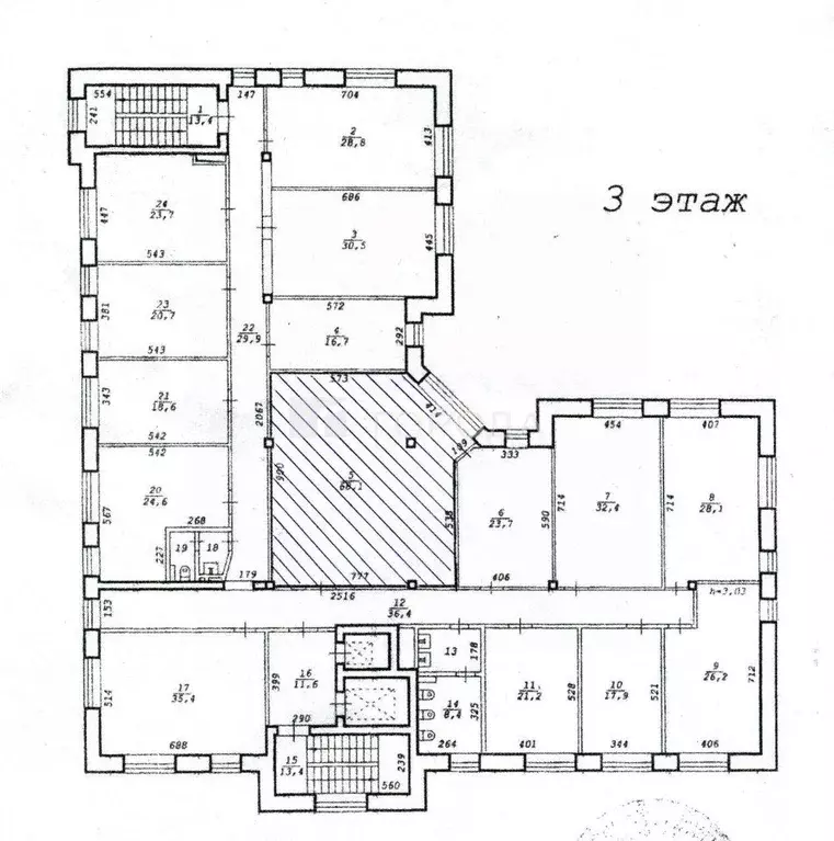 Офис в Новосибирская область, Новосибирск ул. Достоевского, 58 (68 м) - Фото 2