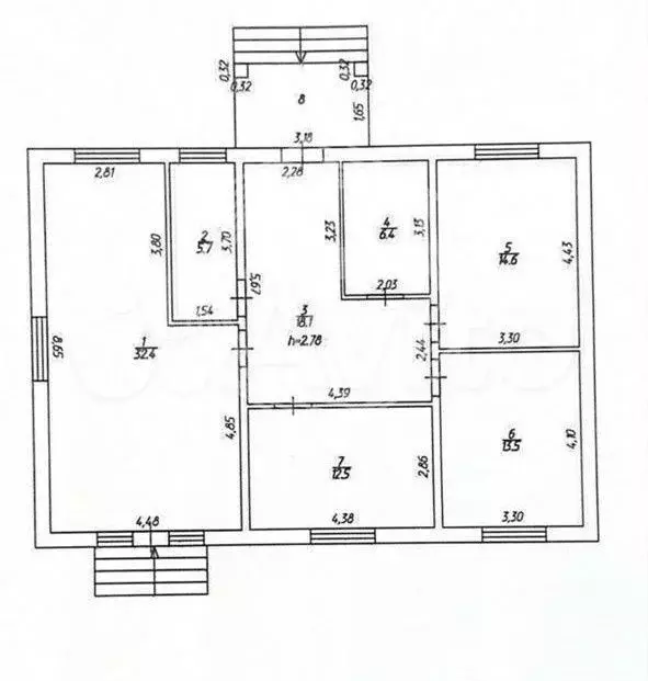 Дом 107,4 м на участке 7,5 сот. - Фото 0