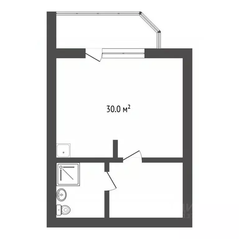 Студия Амурская область, Благовещенск Театральная ул., 224 (30.0 м) - Фото 2