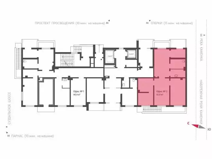 Офис (83.2 м) - Фото 2