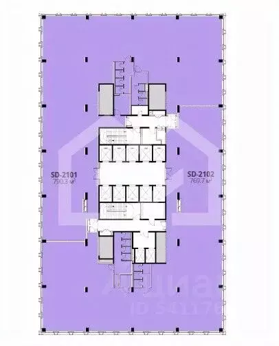 Помещение свободного назначения в Москва Дмитровский проезд, вл1Г (770 ... - Фото 2
