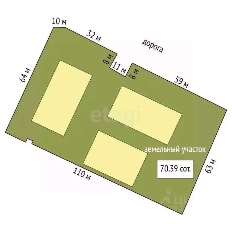 Склад в Тюменская область, Ялуторовск Холодильная ул., 13 (1600 м) - Фото 1
