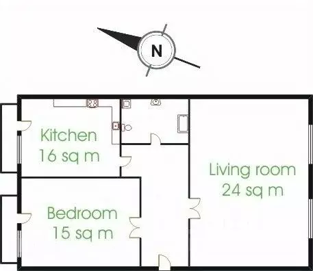 2-к кв. Москва Тверская ул., 6С1 (66.0 м) - Фото 1