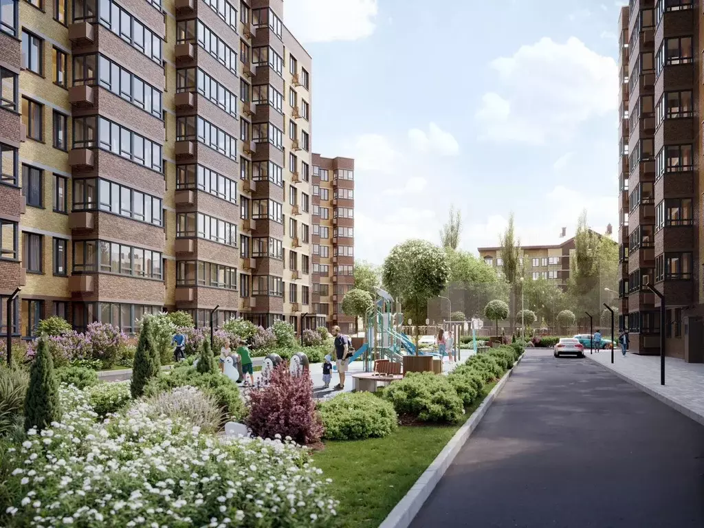1-к. квартира, 47,4 м, 3/9 эт. - Фото 1