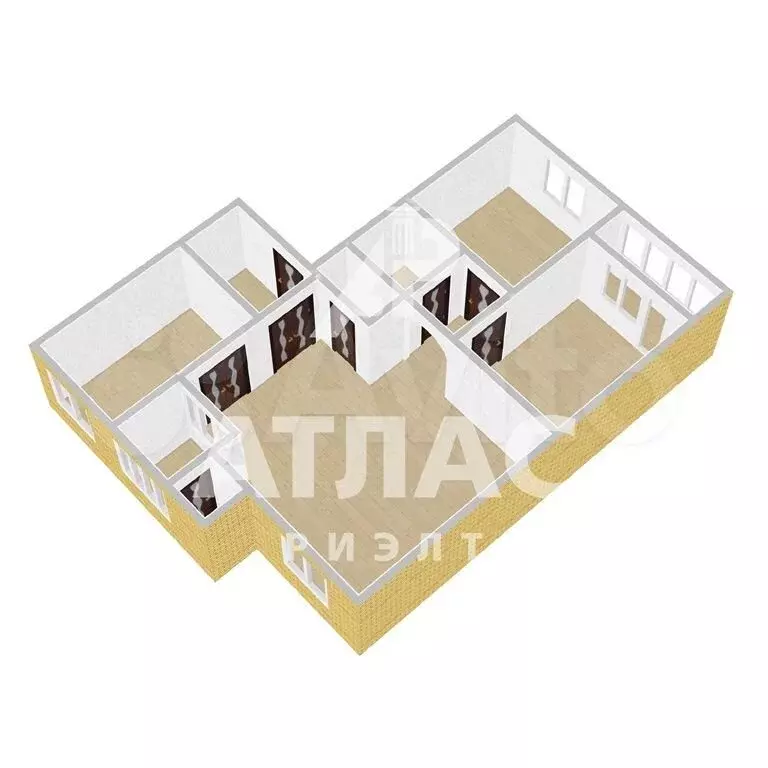 3-к. квартира, 87,4 м, 4/9 эт. - Фото 1
