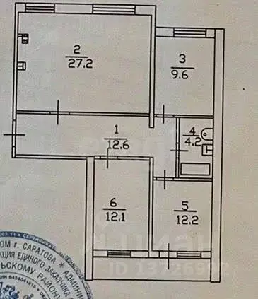 4-к кв. Саратовская область, Саратов Астраханская ул., 22/36 (77.4 м) - Фото 1