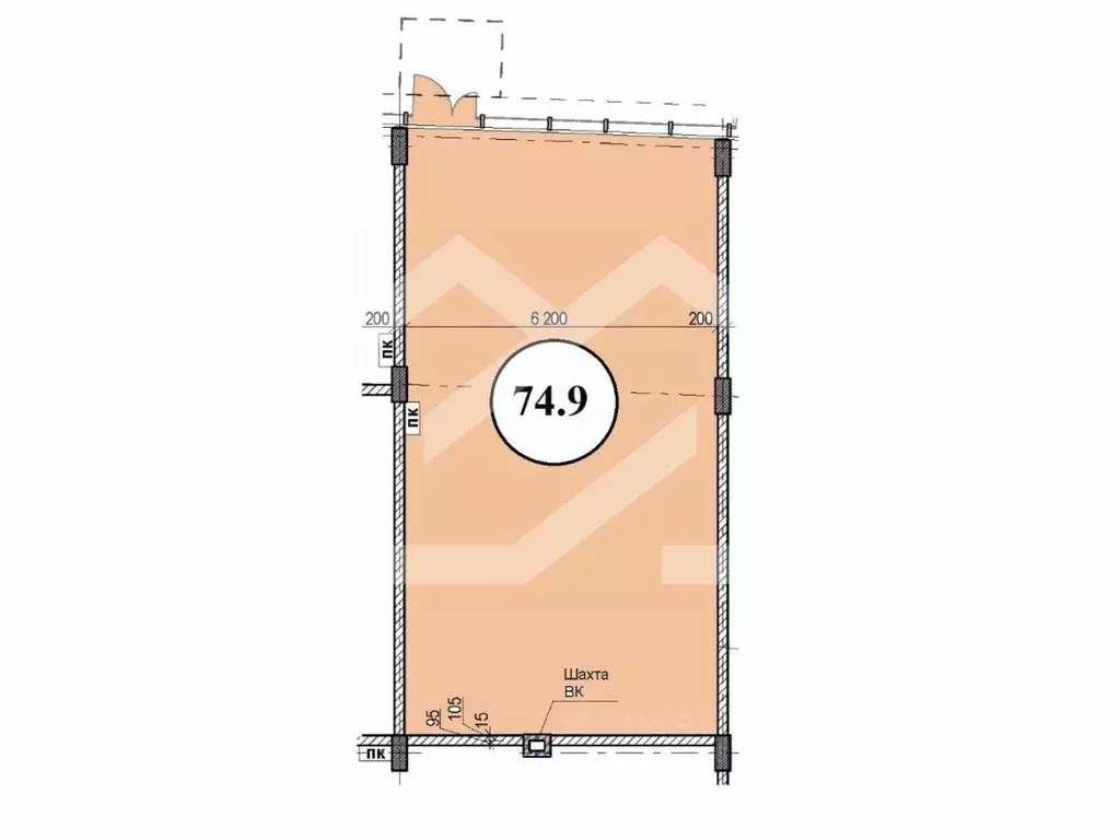 Помещение свободного назначения в Москва Рязанский просп., 3Б (75 м) - Фото 2