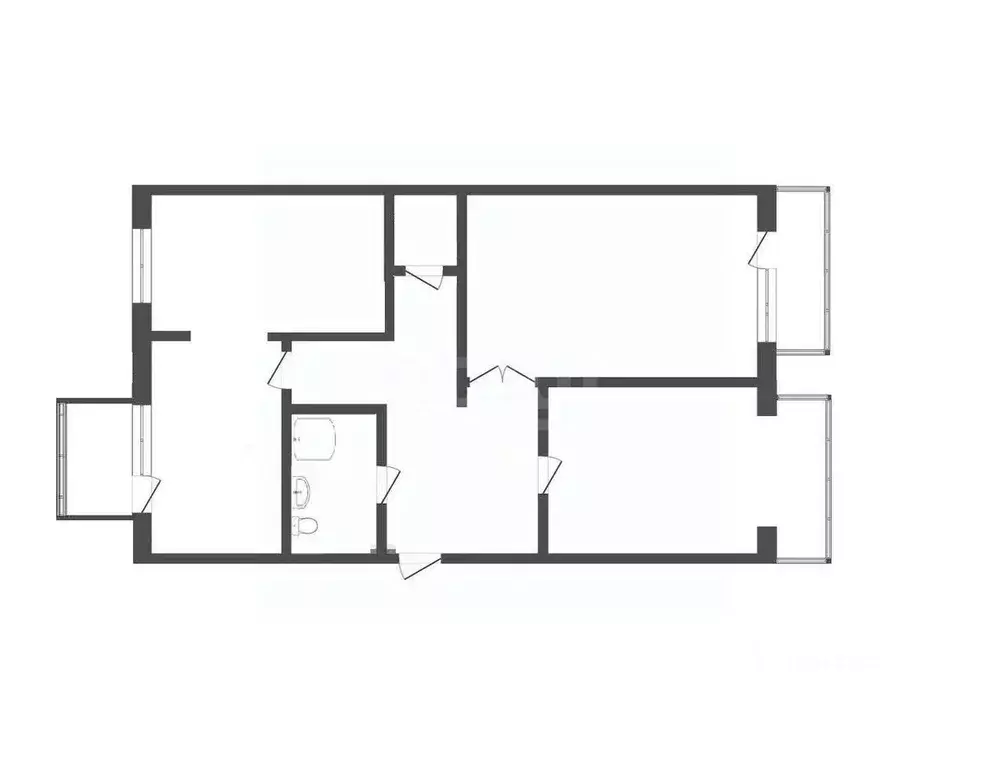 3-к кв. Севастополь ул. Лоцманская, 11 (69.5 м) - Фото 2