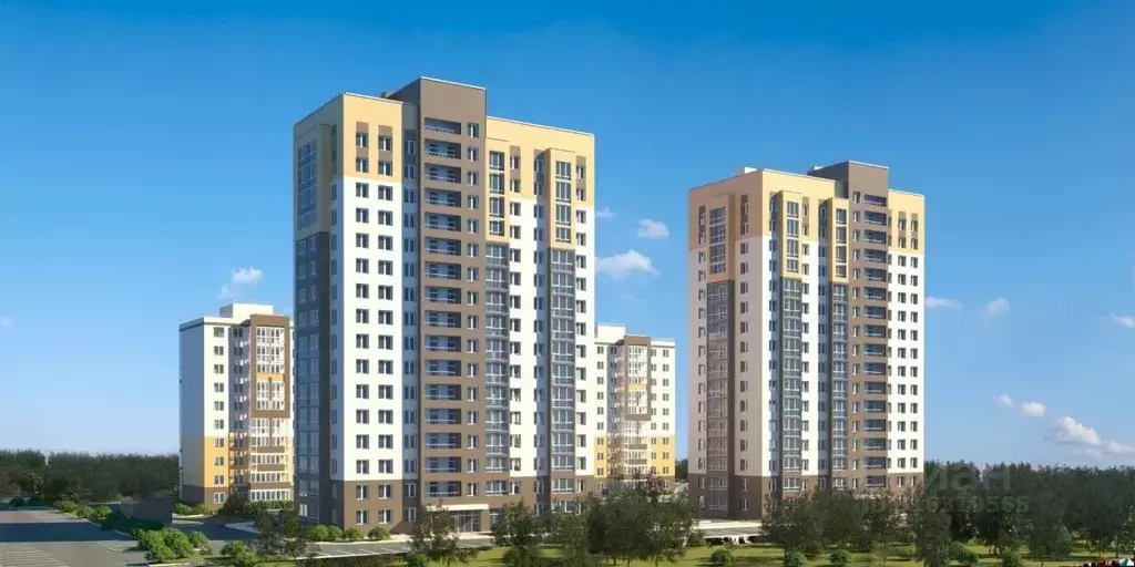 2-к кв. Омская область, Омск Волгоградская ул., с3 (62.4 м) - Фото 0