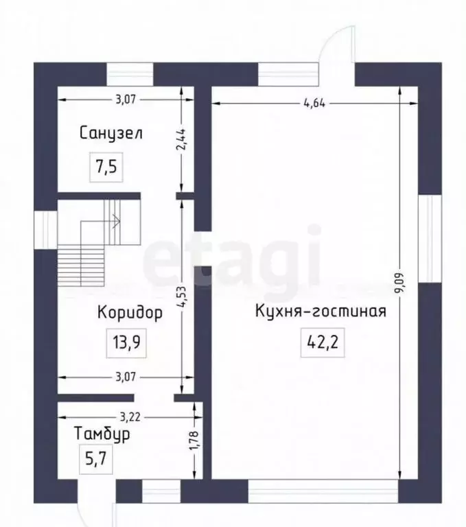 Дом в Казань, улица Мухамедьяра (127.4 м) - Фото 2
