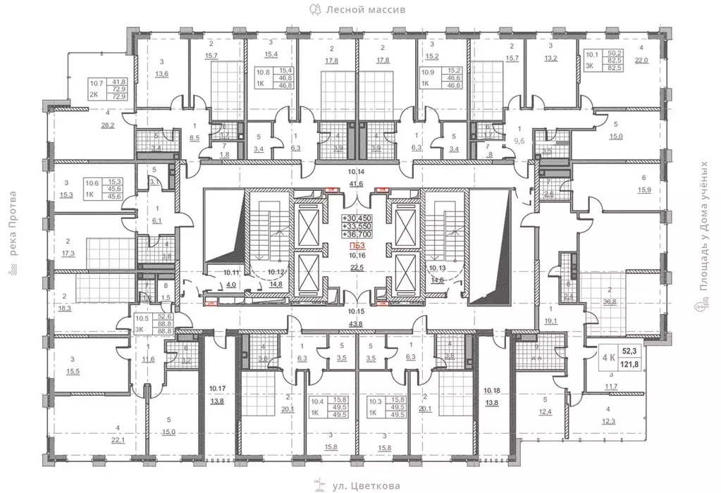 1-к кв. Калужская область, Обнинск ул. Усачева (46.6 м) - Фото 2