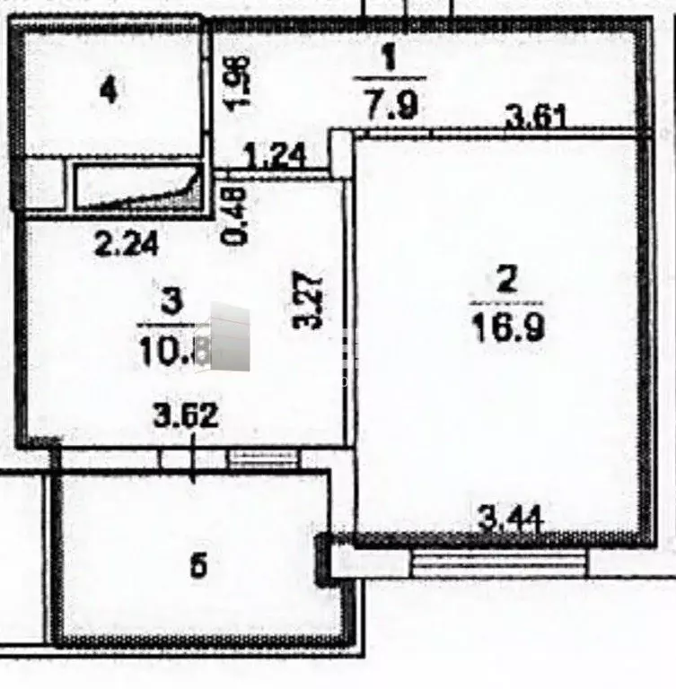 1-к кв. Московская область, Подольск бул. Бородинский, 5 (39.2 м) - Фото 1