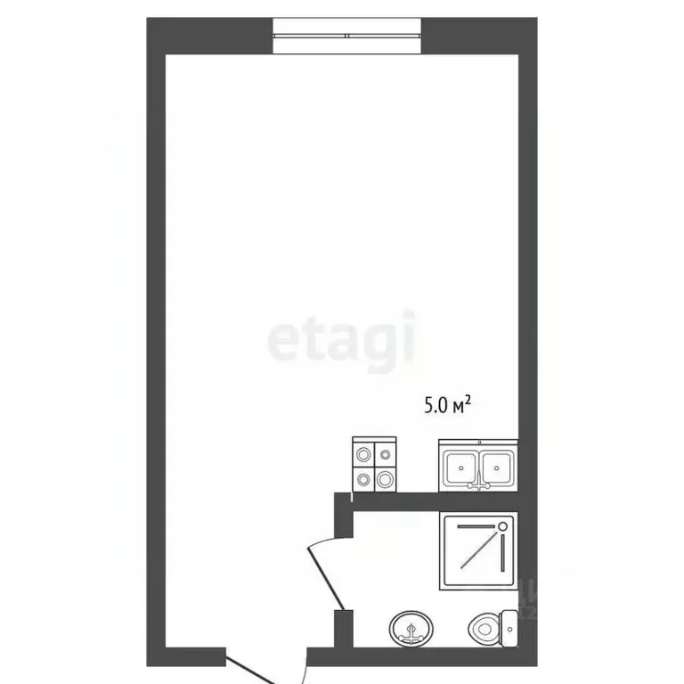 Студия Москва Хорошевское ш., 38 (17.0 м) - Фото 2