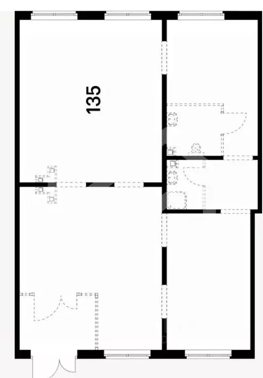 Помещение свободного назначения в Москва ул. Усадебный Парк, 1 (135 м) - Фото 2