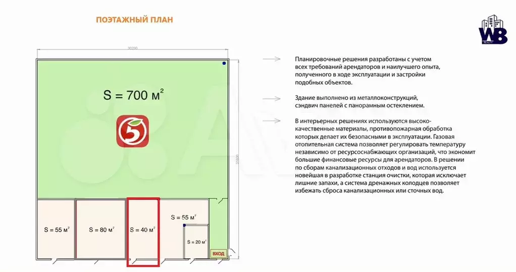 Аренда, торгового помещения, 40 м у Пятёрочки - Фото 0