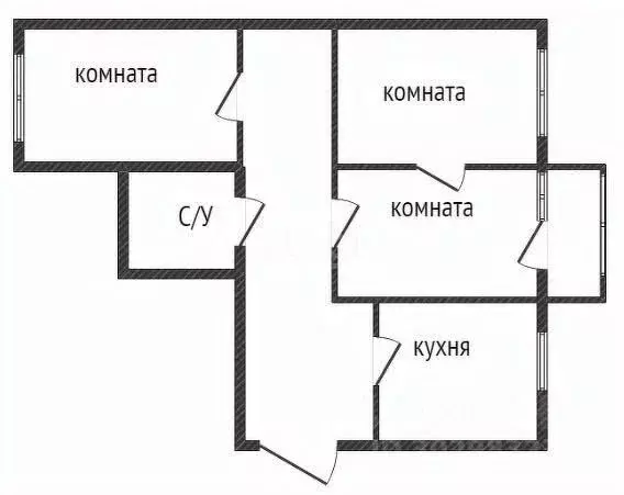 3-к кв. Краснодарский край, Краснодар Северная ул., 308 (56.3 м) - Фото 0