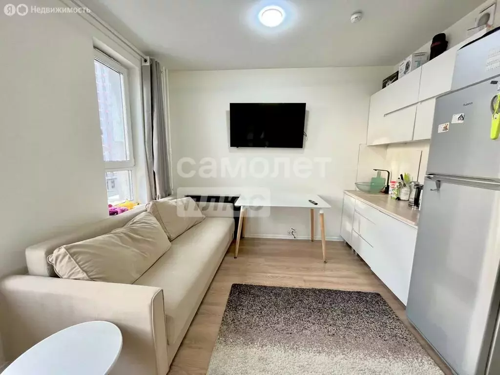 Квартира-студия: Люберцы, микрорайон Зенино ЖК Самолёт, Некрасовский ... - Фото 1