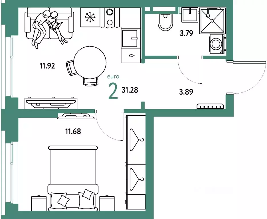 2-к кв. Свердловская область, Екатеринбург муниципальное образование, ... - Фото 1
