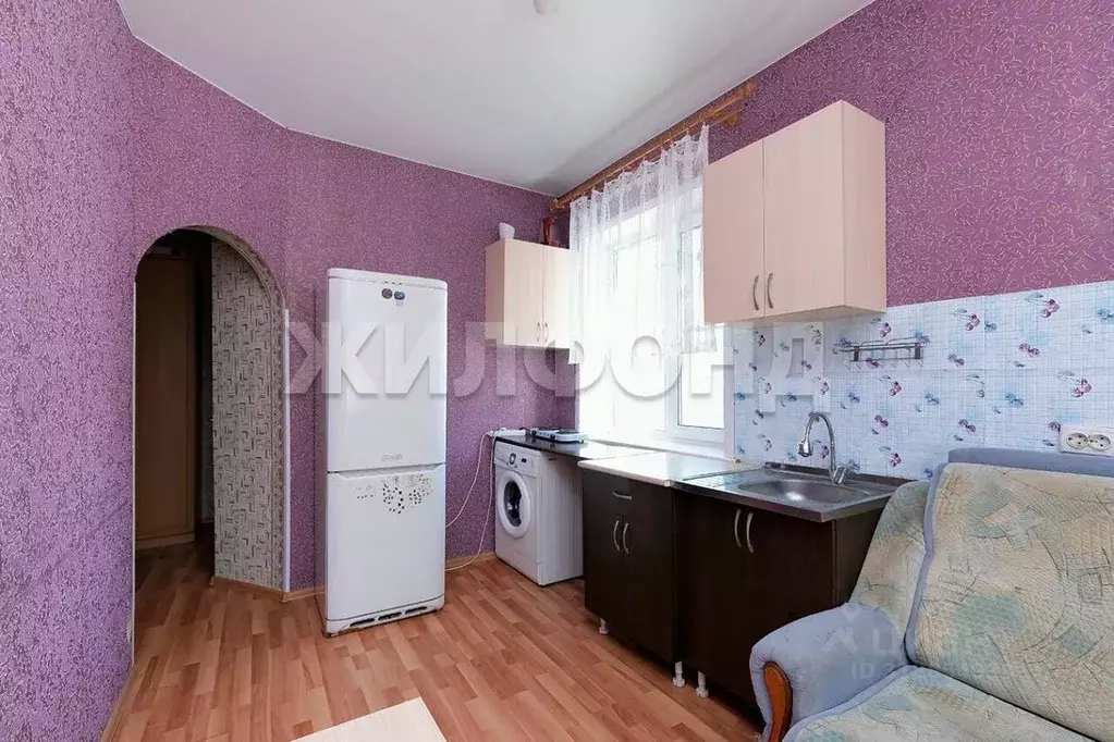 1-к кв. Новосибирская область, Новосибирск Рубежная ул., 24/1 (33.0 м) - Фото 0