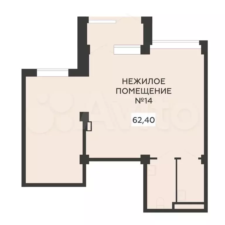 Продам помещение свободного назначения, 62.4 м - Фото 0