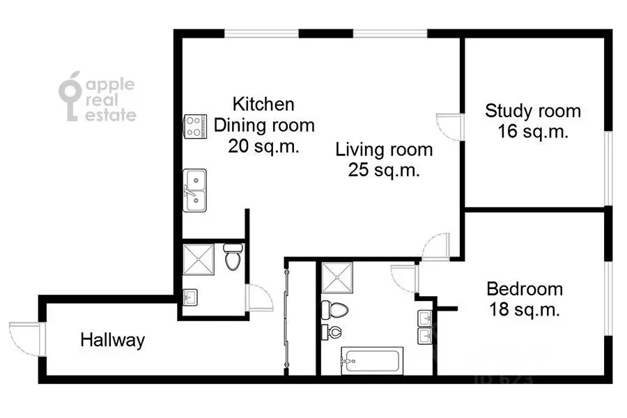 3-к кв. Москва Большая Садовая ул., 5к1 (123.5 м) - Фото 2