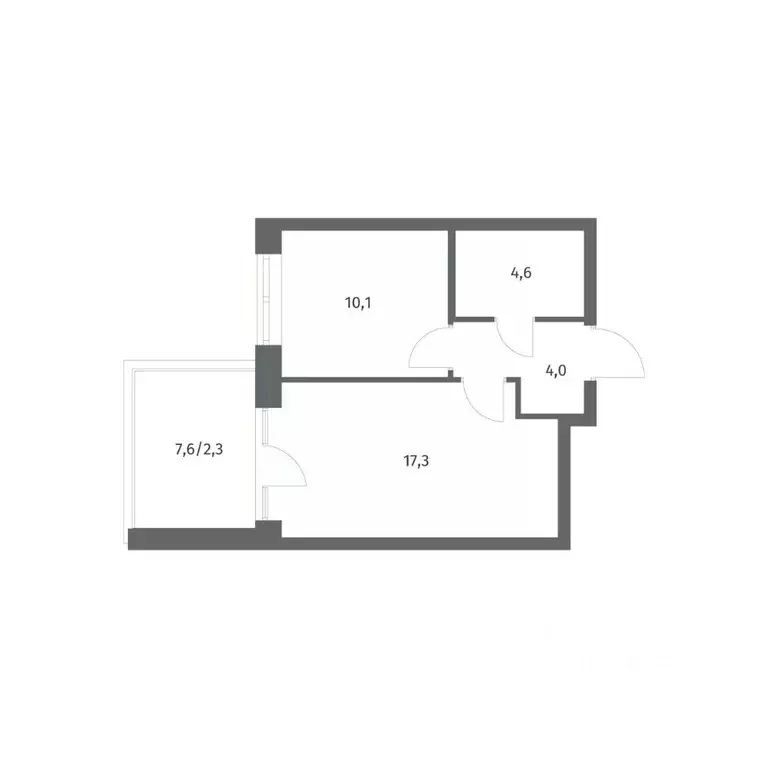 1-к кв. Ленинградская область, Ломоносовский район, Аннинское ... - Фото 1