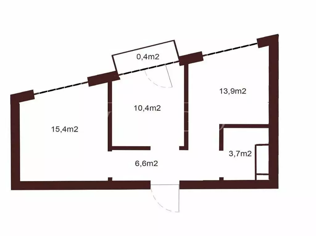 2-комнатная квартира: Москва, улица Народного Ополчения, 15к1 (51 м) - Фото 0