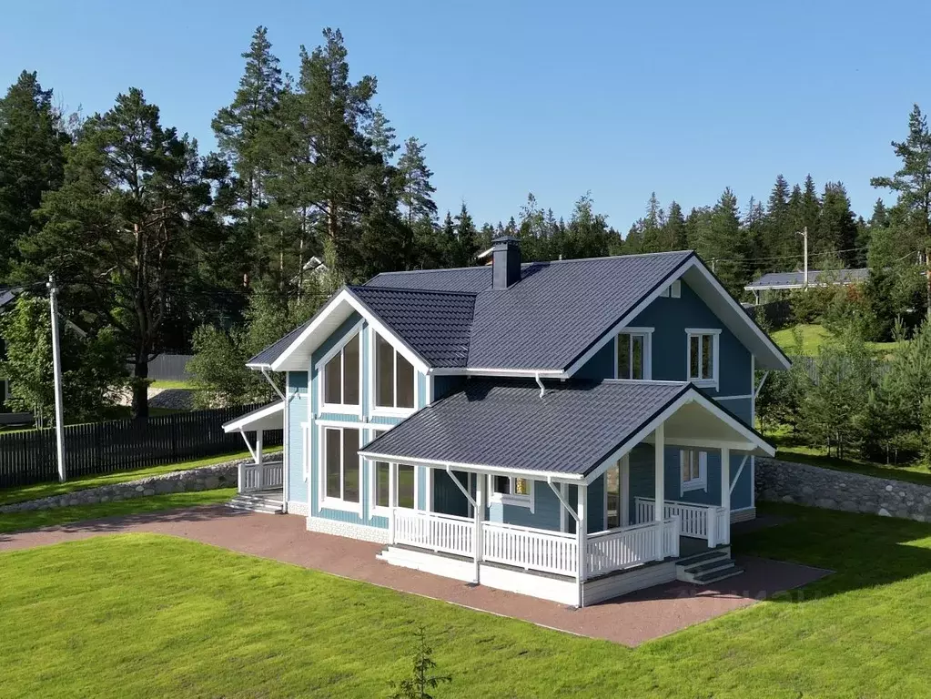 Коттедж в Ленинградская область, Выборгский район, Полянское с/пос, ... - Фото 1