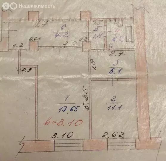 2-комнатная квартира: Чапаевск, улица Некрасова, 2 (44.7 м) - Фото 2