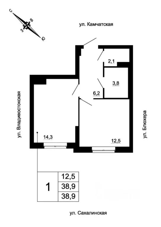 1-к кв. Свердловская область, Екатеринбург ул. Кронштадтская (38.9 м) - Фото 0