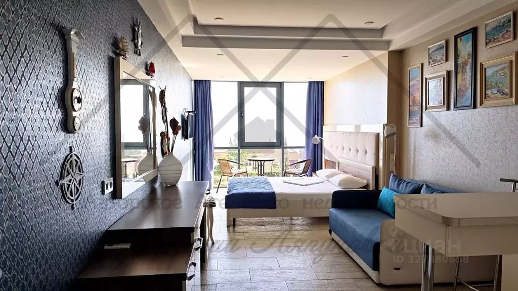 Студия Крым, Ялта муниципальный округ, Кореиз пгт ш. Алупкинское, 34Е ... - Фото 1