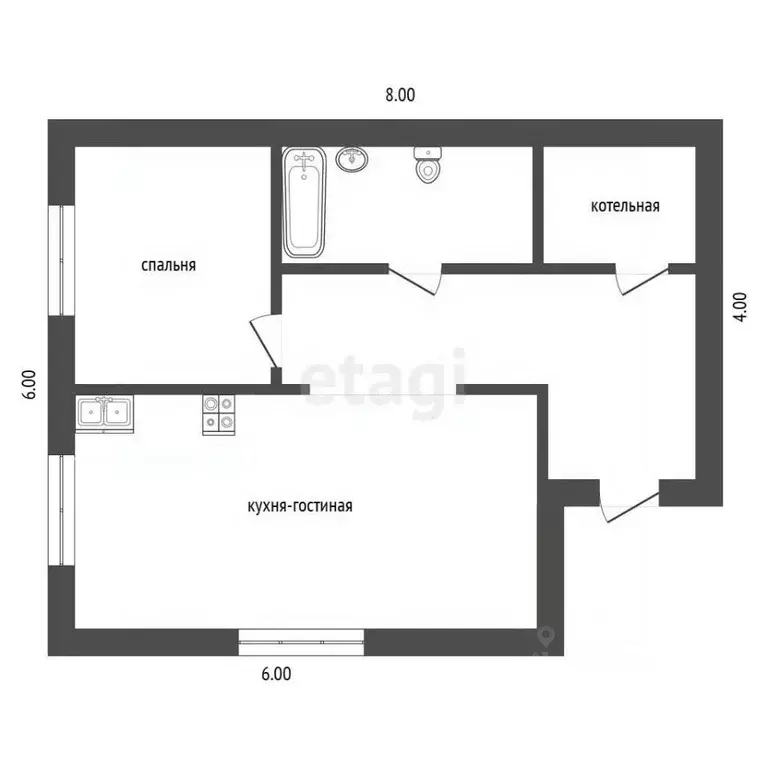 Дом в Тюменская область, Тюмень Сосновая ул. (48 м) - Фото 2