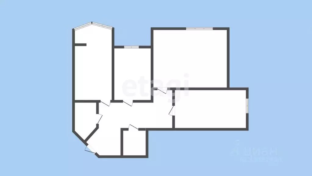 3-к кв. Карачаево-Черкесия, Черкесск Октябрьская ул., 344Д (94.2 м) - Фото 2