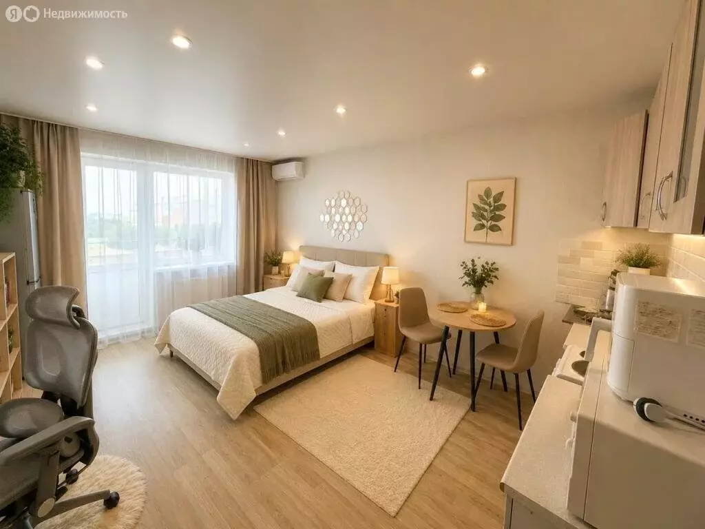Квартира-студия: Благовещенск, Комсомольская улица, 89 (32 м) - Фото 1