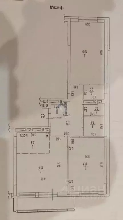 2-к кв. Алтайский край, Барнаул Пролетарская ул., 150 (80.8 м) - Фото 2