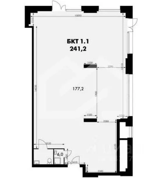 Торговая площадь в Москва Снежная ул., 20А (241 м) - Фото 2