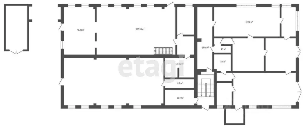 Склад в Хабаровский край, Хабаровск ул. Кирова, 1 (1043 м) - Фото 2