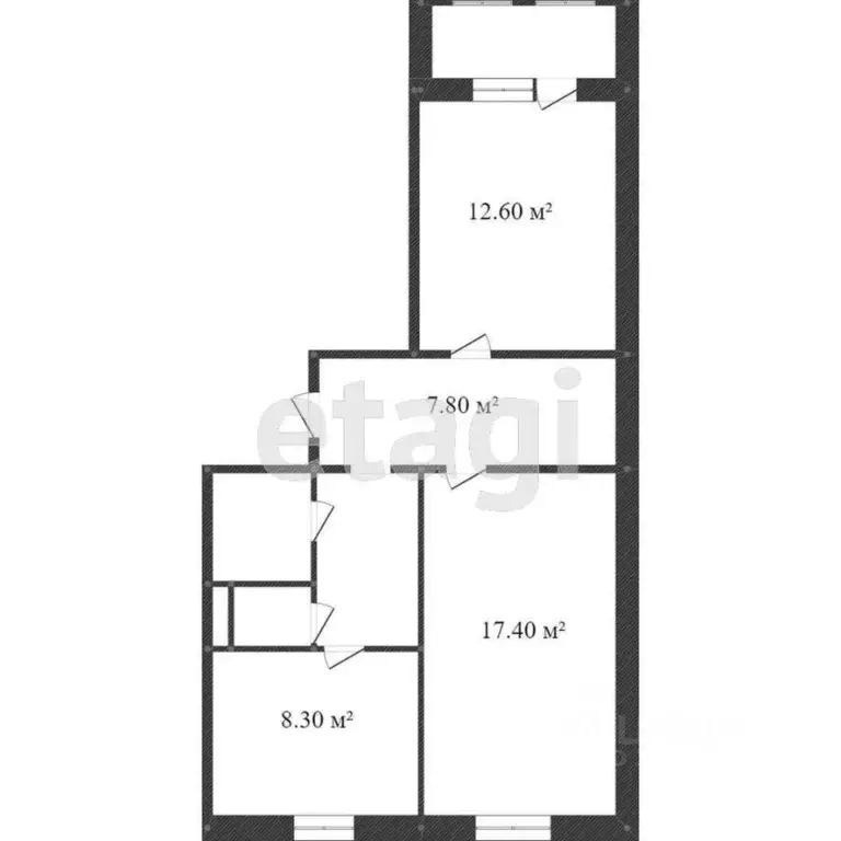 2-к кв. Белгородская область, Белгород ул. Челюскинцев, 55 (54.0 м) - Фото 1