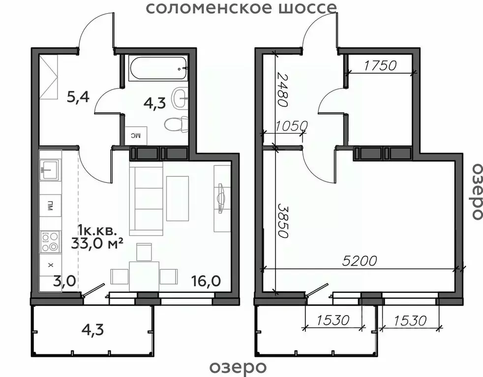 1-к кв. Карелия, Петрозаводск Район Северная промзона, Вороний Наволок ... - Фото 0