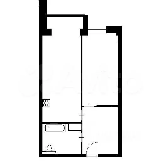 1-к. квартира, 40 м, 14/17 эт. - Фото 0