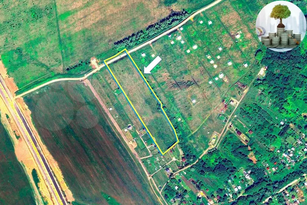 Участок 4,13 га (СНТ, ДНП) - Фото 1