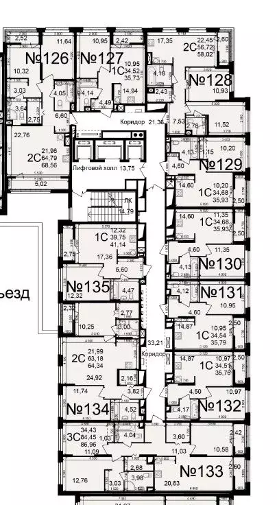 2-к кв. Рязанская область, Рязань ул. Чкалова (64.34 м) - Фото 2