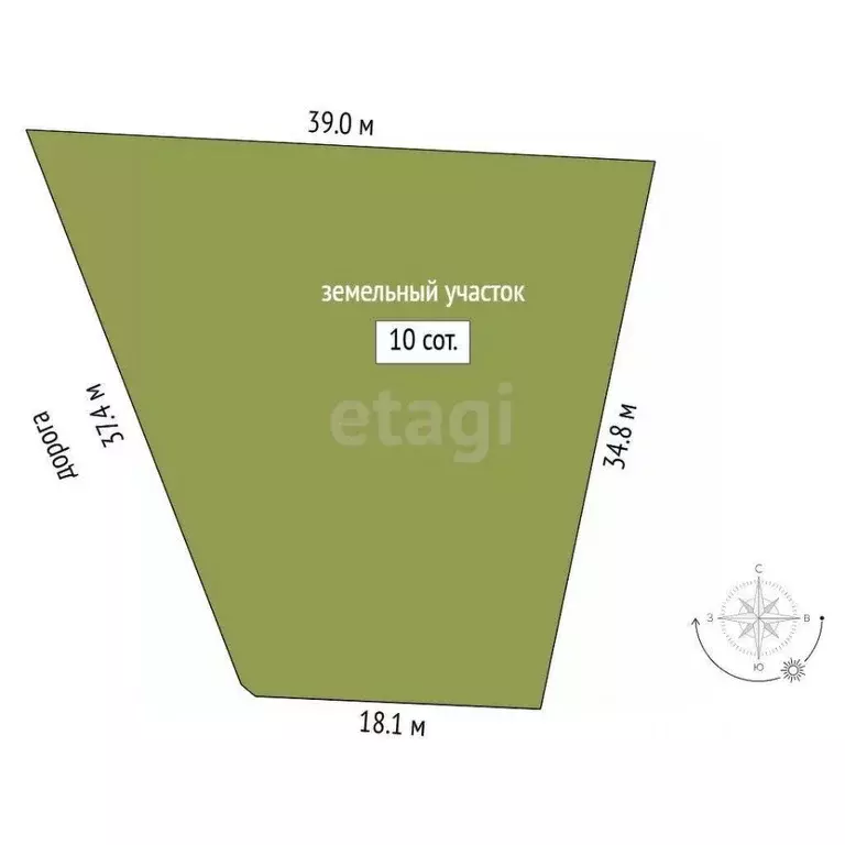 Участок в Тюменская область, Нижнетавдинский муниципальный округ, пос. ... - Фото 2