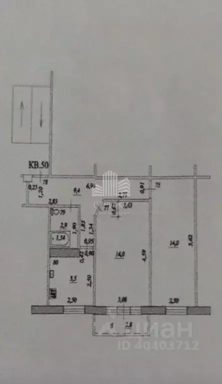 2-к кв. Самарская область, Самара ул. Авроры, 111 (45.0 м) - Фото 2