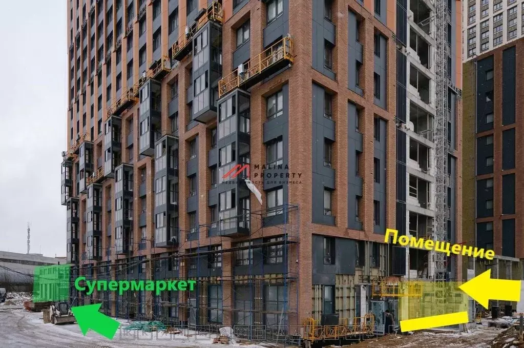 Торговая площадь в Москва Полар жилой комплекс, 1.3 (68 м) - Фото 0