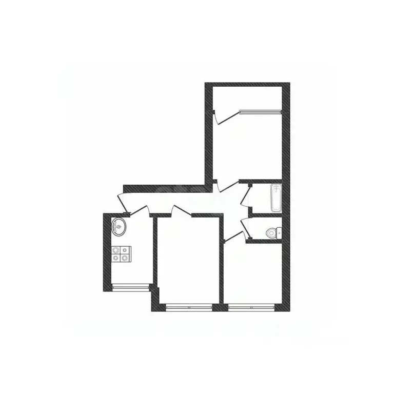 3-к кв. Алтайский край, Бийск ул. Ильи Мухачева, 228/4 (64.0 м) - Фото 2