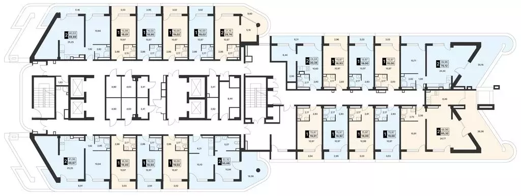 2-комнатная квартира: Алушта, Перекопская улица, 4 (49.97 м) - Фото 1