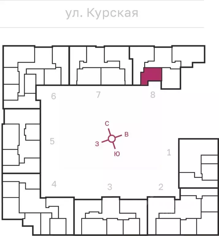 1-к кв. Санкт-Петербург Курская ул., 27 (41.99 м) - Фото 1