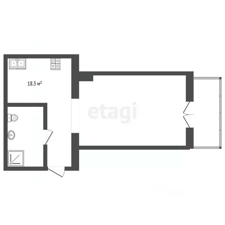 Комната Вологодская область, Вологда ул. Маршала Конева, 23 (18.3 м) - Фото 2